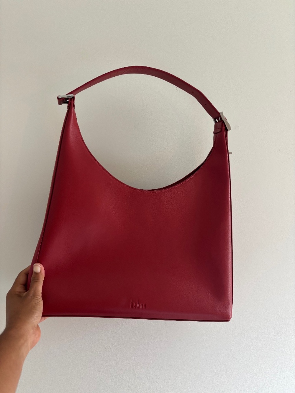 Behno Danny Flatiron Bag Large Nappa Mulberry